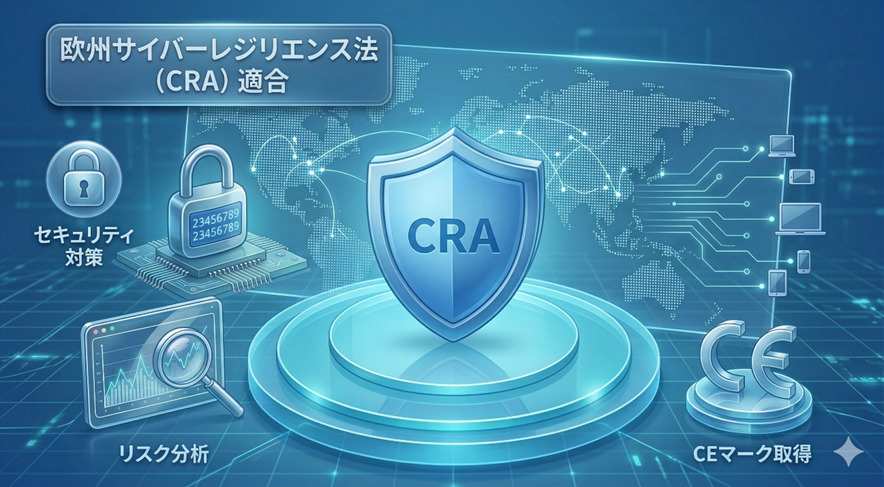 欧州サイバーレジリエンス法（CRA）対策とは？対象製品から企業の対応まで解説